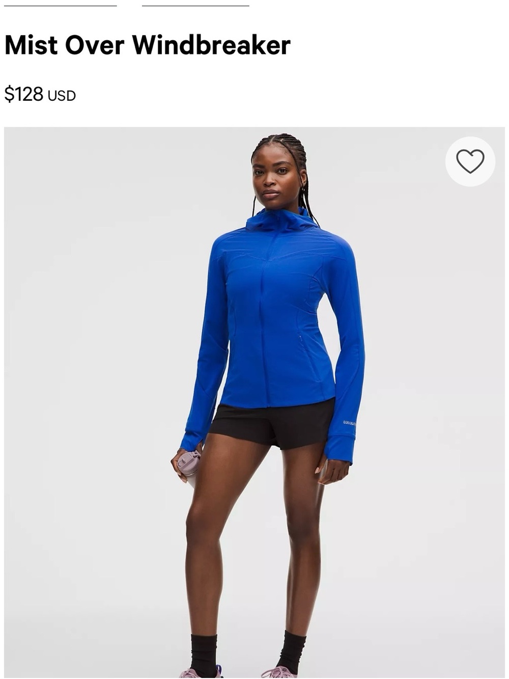 Mist Over Windbreaker - Blue Women's Jacket Lululemon